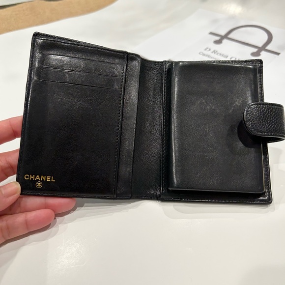Authentic Chanel  Caviar Coin card  wallet - Picture 10 of 11